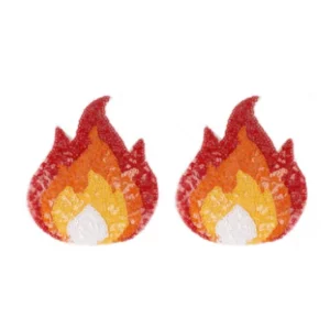 Cache-Téton Sequin Flamme