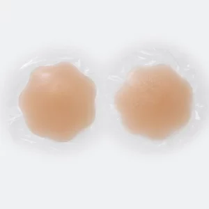 Cache tétons PETALES SILICONE beige